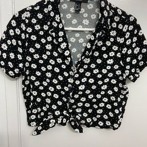 Forever 21 floral blouse